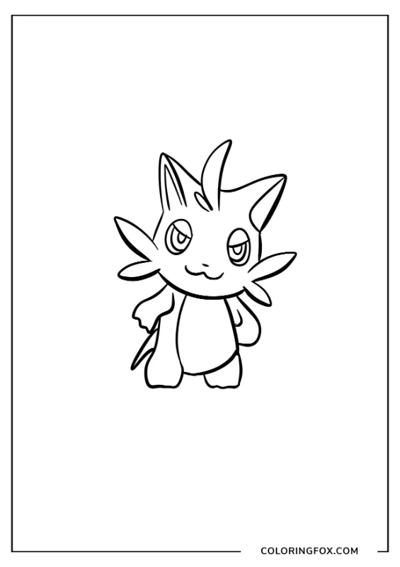 Free Palworld Cattiva coloring page